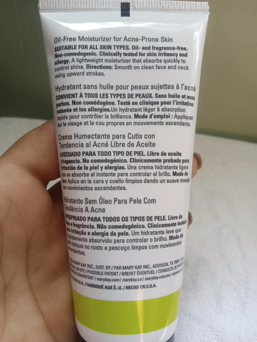 Mary Kay Clearproof Oil-Free Moisturizer — Unisex for all skin types